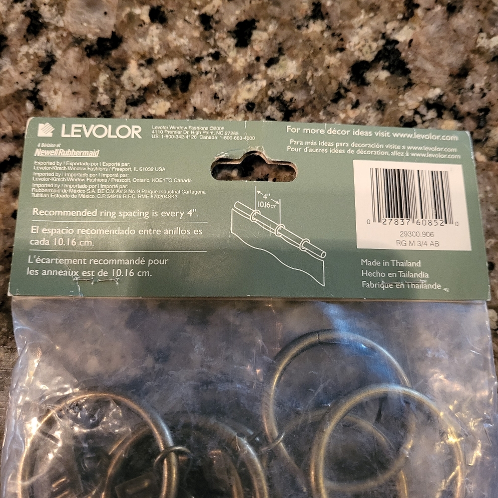 Clip Rings for Curtain Rods - Picture 4 of 4